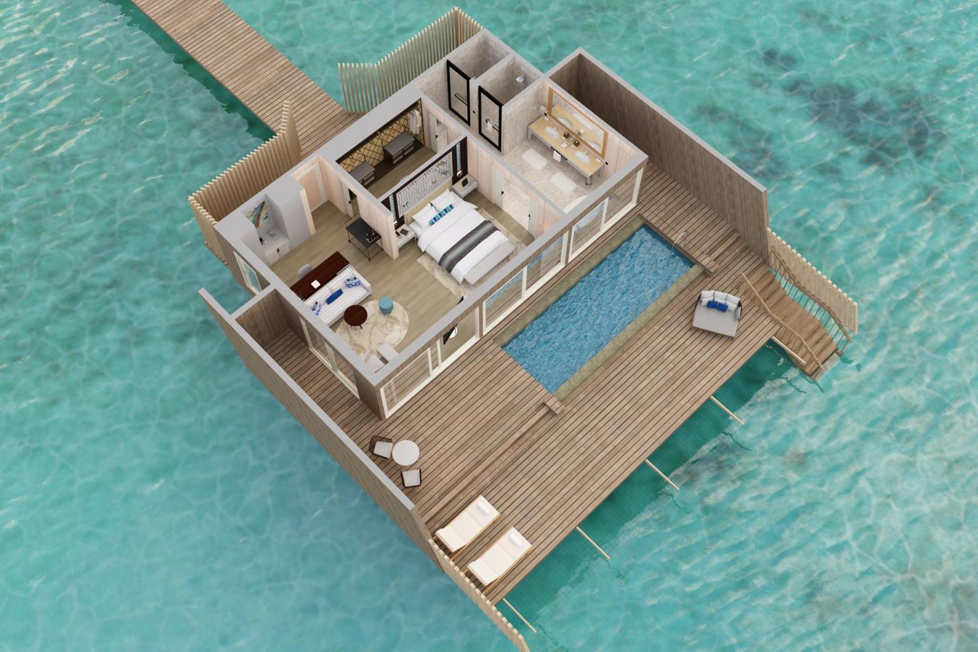 The St. Regis Maldives Vommuli Resort Hulhudheli Eksteriør billede