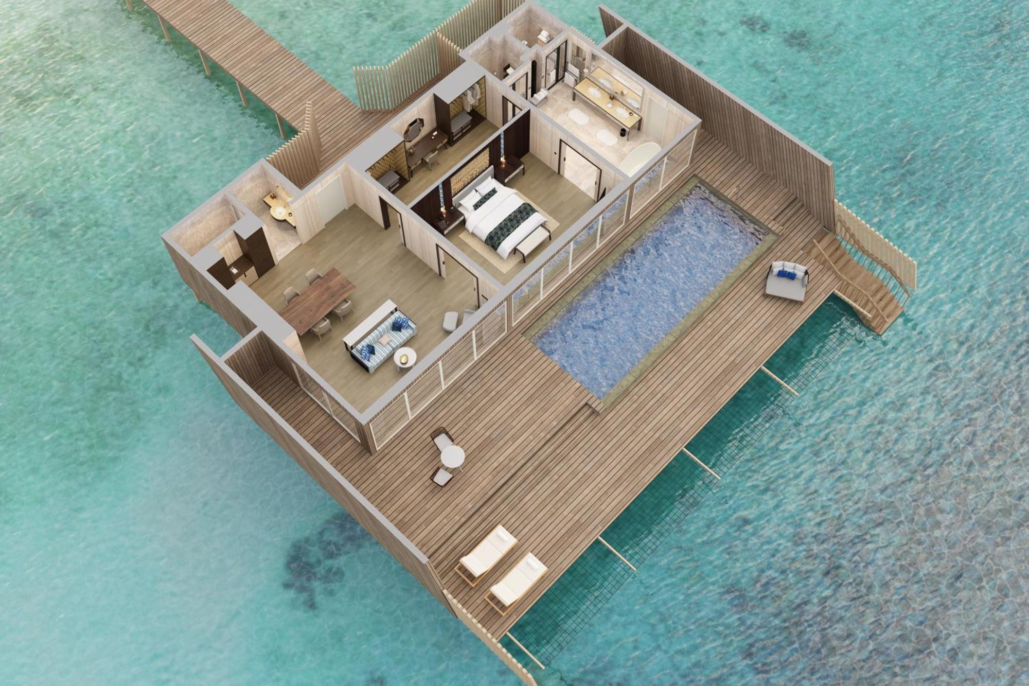 The St. Regis Maldives Vommuli Resort Hulhudheli Eksteriør billede